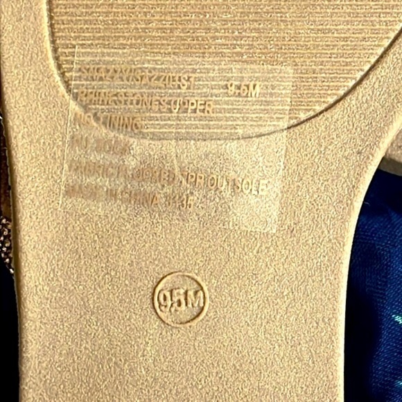 Brand New Steve Madden Rhinestone Multi-Strap Slip-On Sandals Bling Bronze Slide - Picture 7 of 15